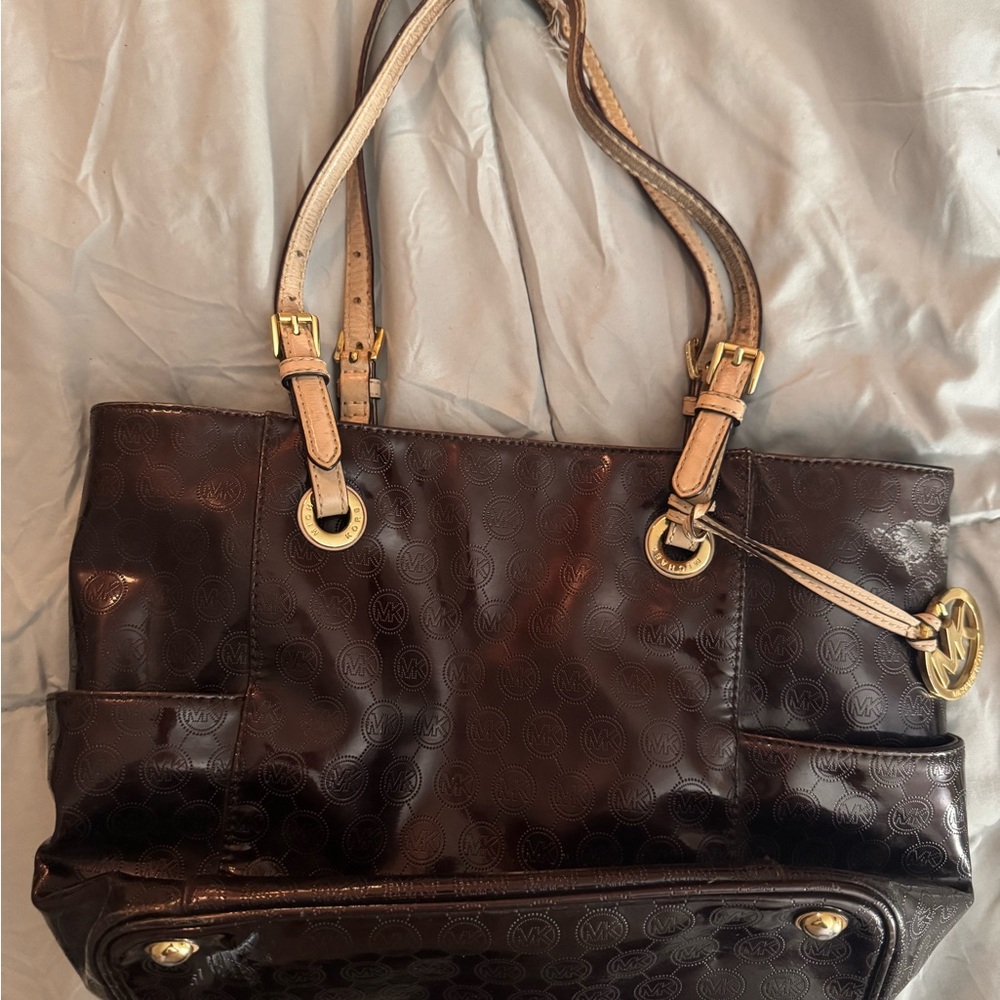 Elegant Brown Designer Tote Bag
